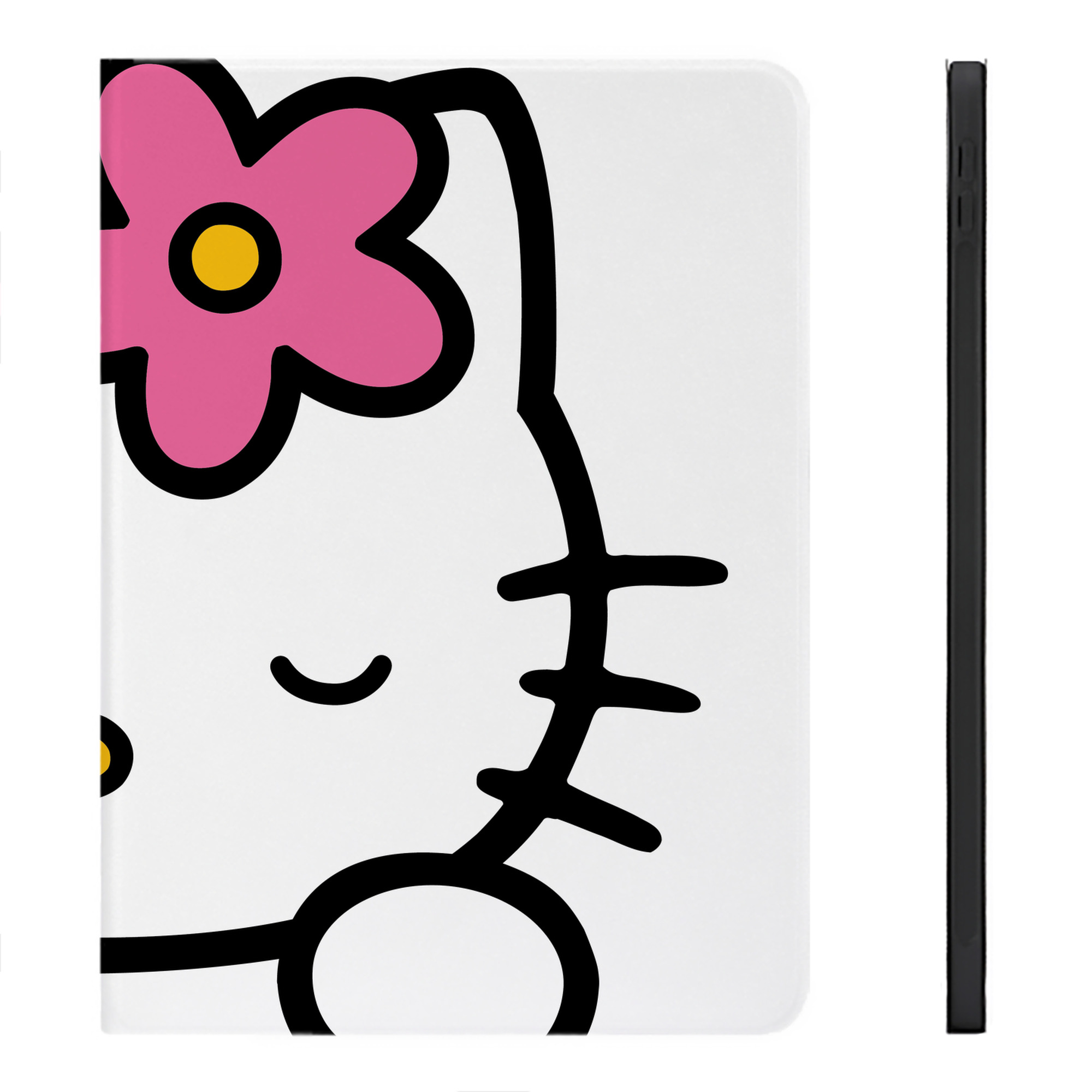 （画像用） Hello Kitty ハローキティ IPadケース ペンホルダー付き ブックスタイルデザイン